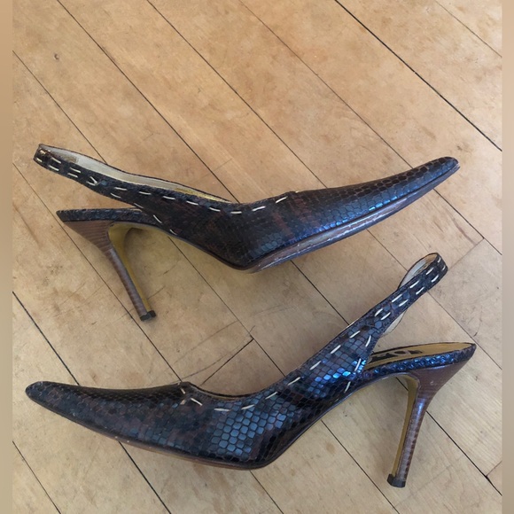 D&G Dolce & Gabbana Brown Heels Size: 39 US: 9 - Picture 5 of 16